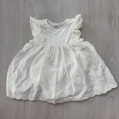 【H&M】フリルロンパース ワンピース 70センチのサムネイル