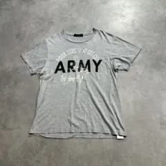 ARMED アームド　ミリタリープリントTシャツ グレー Y2K 平成　ARMYのサムネイル