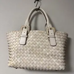 SAZABY メッシュ　ベージュバッグのサムネイル