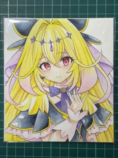 ゆ*】様 手描きイラスト 名探偵プリキュア キュアアンサー 明智あんな