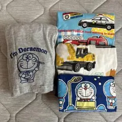 半袖Tシャツ&半ズボン　120㌢　4枚セット　ドラえもん　トミカ
