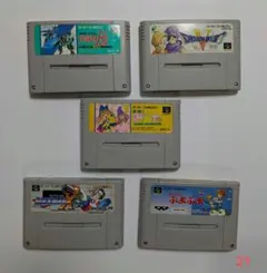 スーパーファミコン ソフト 5本セット まとめ売り　No.21