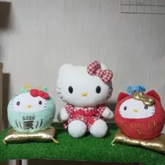 ハローキティ ぬいぐるみ だるま 2024 2020 セット