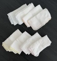 ガーゼ 8枚セット ベビー用 未使用 ハンカチ
