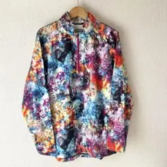 ワークマン ヒートアシスト 裏地アルミプリント加工 長袖シャツ メンズ Mサイズ