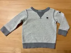 ミキハウス　ダブルビー トレーナー グレー　100cmのサムネイル