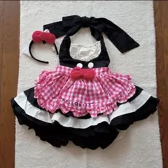ハローキティ コスプレエプロン キティちゃん サンリオ　メイド服　姫ギャルのサムネイル