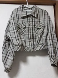 チェック柄シャツ