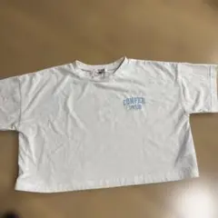 ピンクラテ刺繍ロゴ ホワイトTシャツ