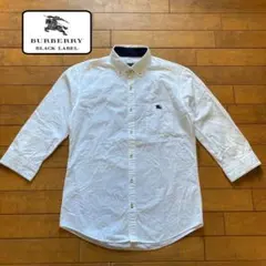BURBERRY BLACK LABEL★綿/麻七分袖シャツ♠︎サイズ1のサムネイル