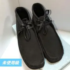 【極美品】クラークス ワラビー 27cm 黒 C.F.Stead社スエード