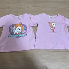 ドキンちゃん　ピンク Tシャツ 2枚セット