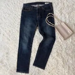 MICHEL KLEIN　スキニーデニム　38　インディゴブルー　◆A894