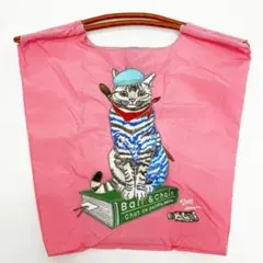 【新品】Ball & Chain ペインターキャットエコバッグ　ピンクM