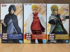 NARUTO 忍界造形列伝 うちはサスケ ナルト ミナト フィギュア 3種セット