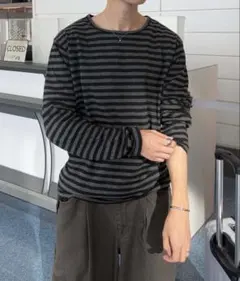 EPNK ボーダロングスリーブT sサイズ