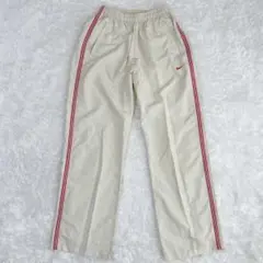 NIKE トラックパンツ サイドライン M ホワイトベージュ【A0025】