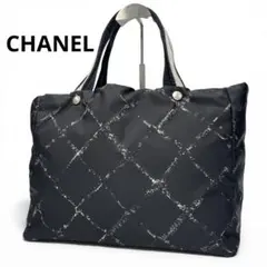 CHANEL シャネル 旧トラベルライン トートバッグ A4可 ビジネス