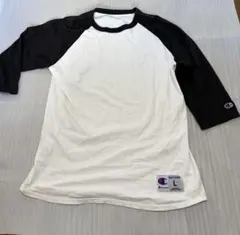 Champion 七分丈　カットソー　Size:L