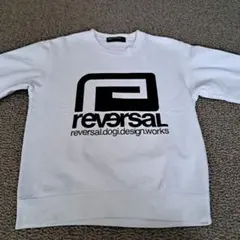 reversal ビッグロゴ スウェットトレーナー ホワイト Sのサムネイル