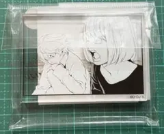 デスノート　デスノート展　メロ　ニア　コマプレートスタンド　アクリルブロック