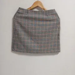 【最終値下げ！】チェック柄タイトミニスカート