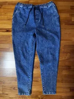 Cambio カンビオ テーパードデニムパンツ 濃いブルー サイズＭ