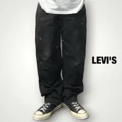 Levi's デニムペインターパンツ ステイルーズ ペイントペンキ 一点物