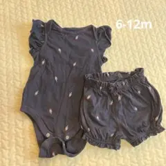 baby gap 半袖ロンパース＆パンツセット 6-12m