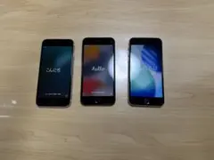 中古 iphone se2 64GB SIMフリー　3台セット
