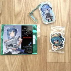 星街すいせい　5th fesコースター、ステッカー、アクリルキーホルダーのセット