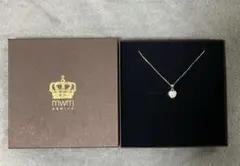 Matthewmark mwm ハート ネックレス シルバー ジルコニア