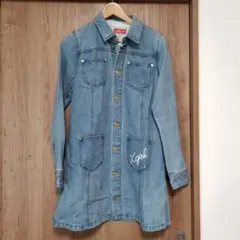 X-girl ‪✕‬ Disney コラボ ドナルド デニムワンピース