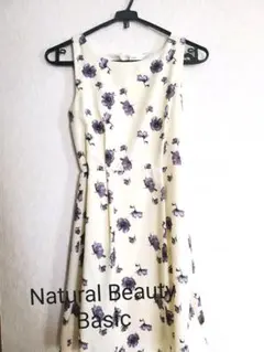 Natural Beauty Basic 花柄ワンピース