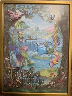 【新品・未使用】ディズニーシー　ファンタジースプリングス　空き缶　➕おまけ缶付