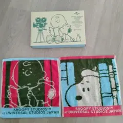 *新品未使用*スヌーピー・チャーリーブラウン*ハンドタオル*2枚セット*