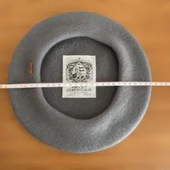 ベレー帽　グレー