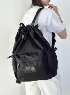 韓国ノースフェイスBONNEYMULTIPACKボニーマルチパック巾着リュック黒