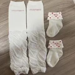 女の子 ミキハウス 靴下 ジルスチュアート レッグウォーマー