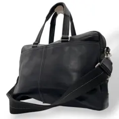 COACHコーチ レザー ビジネスバッグ コミューター 2WAY ブラック