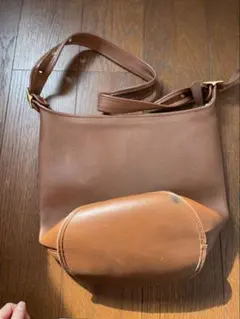 ふ*ゃ様 【最終値下】オールドコーチ coach ワンショルダー 巾着バッグ 