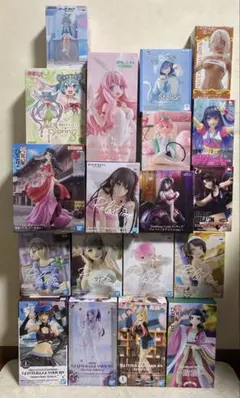 美少女プライズフュギュア 19種セット 初音ミク アルベド 猫猫 着せ恋 などのサムネイル
