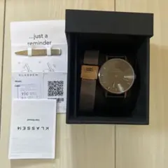 KLASSE14 腕時計　箱、説明書、代えベルト付き