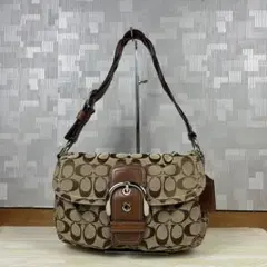 COACH ソーホー パッチワーク ワンショルダーバッグ シグネチャー12316