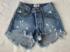 ONE×ONE TEA SPOON ワンティースプーン　デニムショートパンツ