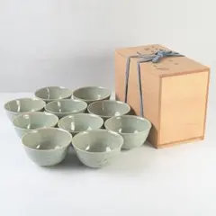 茶道具 数茶碗15客 宮島焼 御砂焼 川原陶斉 - メルカリ