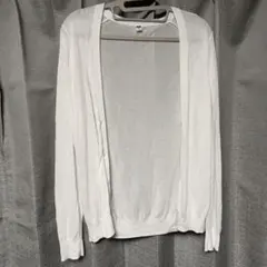 UNIQLO 夏用ホワイトカーディガン XL