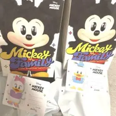 ミッキーファミリー　ドナルド　デイジー　2点セット