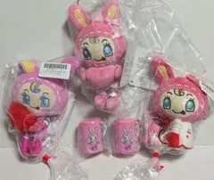 ナルミヤキャラクターズ　ベリエちゃん　マスコット3種、コインシリンダー2個セット