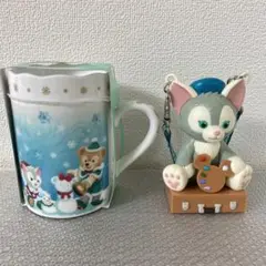 【新品】ダッフィー マグカップ＆フィギュア　ケース　ディズニーシー クリスマス